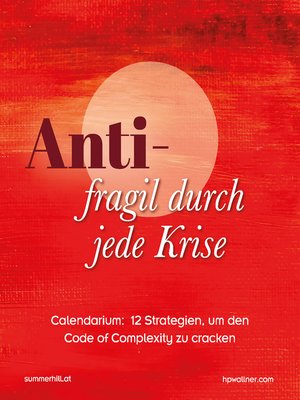 cover image of Antifragil durch jede Krise